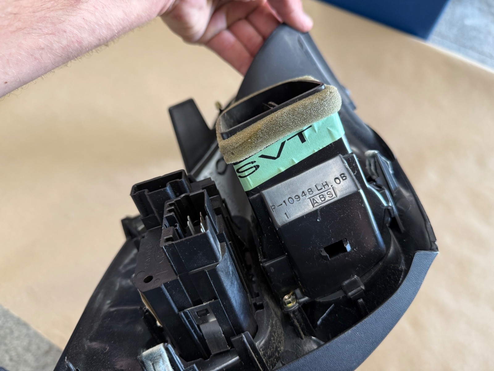 1999-2004 Ford F-150 SVT Lightning Dash Instrument Cluster Trim Dash Bezel Black