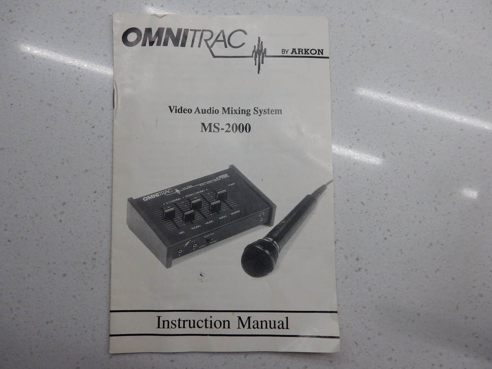 Omnitrac By Akron Video Audio Mixing System MS-2000