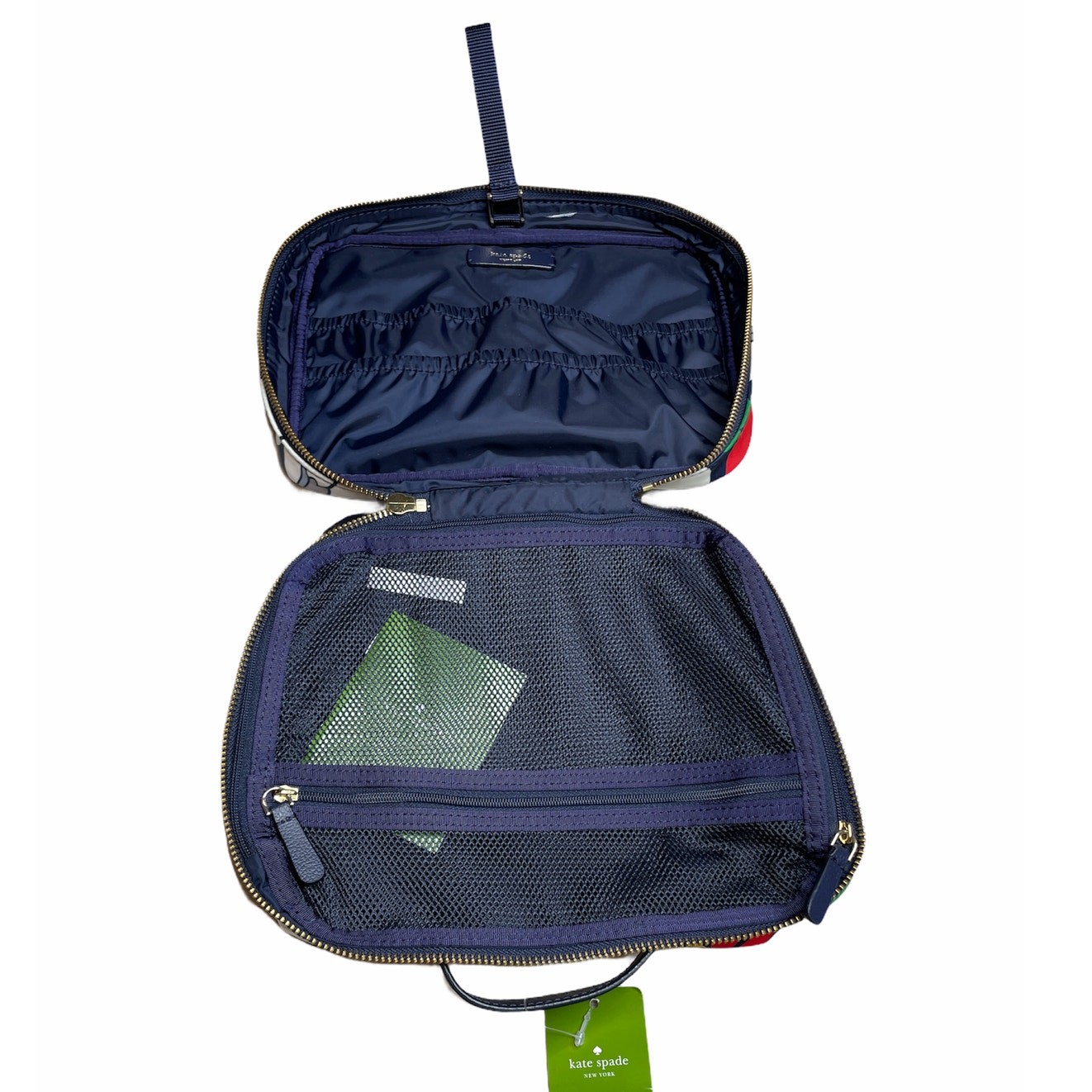 Kate Spade Travel Cosmetic Case Toiletry bag Floral Print