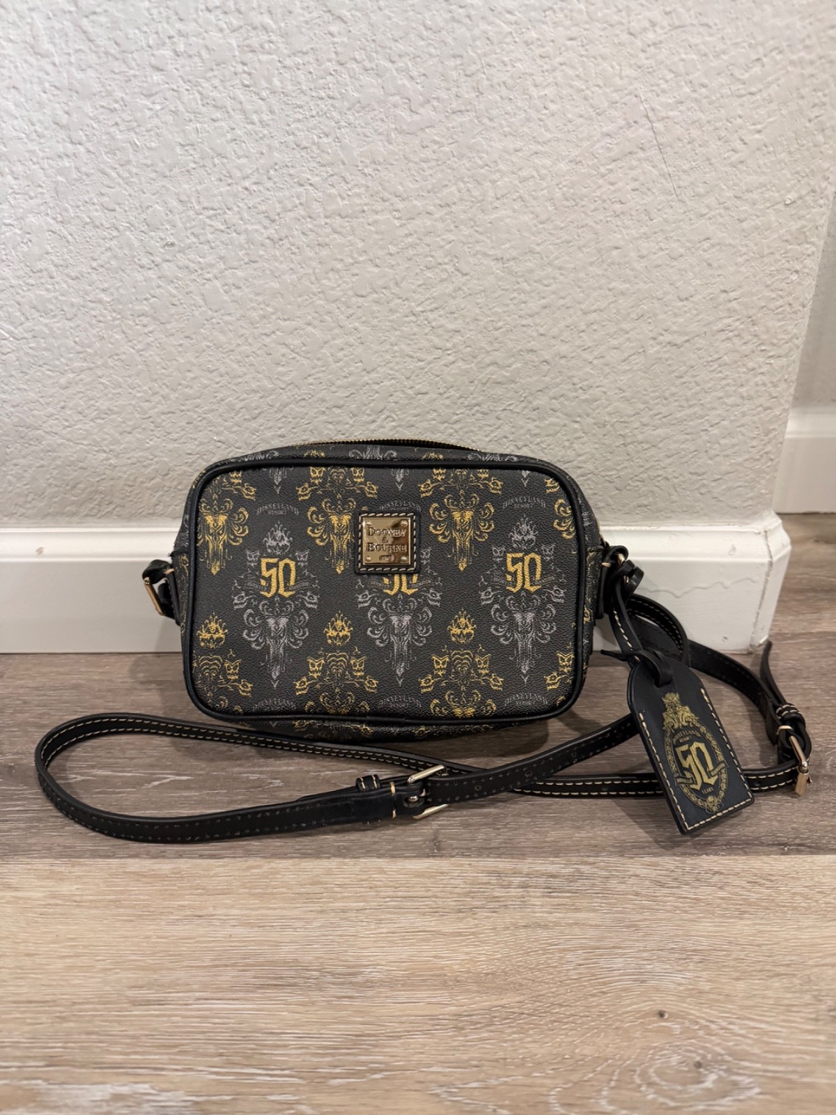 Disney Dooney & Bourke Haunted Mansion 50th Anniversary Crossbody Bag