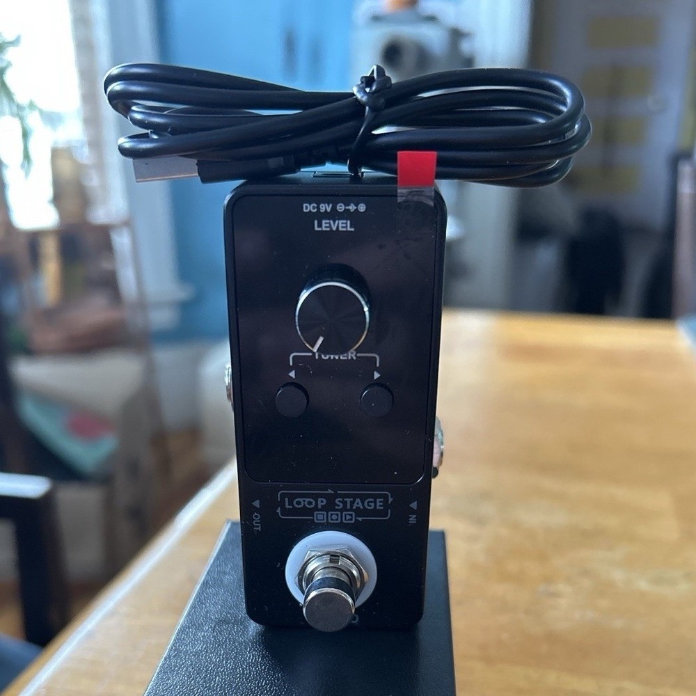 Open Box Mini Looper Pedal – Guitar Effects Loop Pedal w/ Box & USB Cable