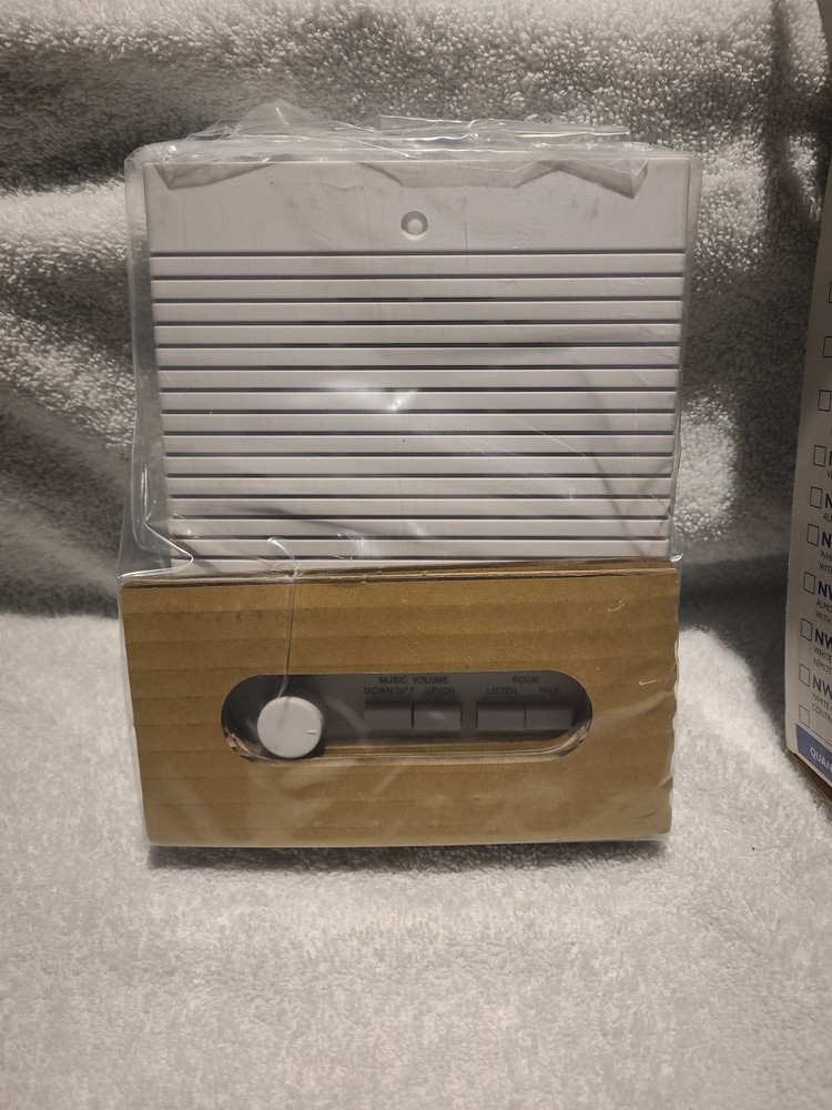 M&S N65RS INTERCOM WHITE INDOOR 5" WITH REMOTE SCAN