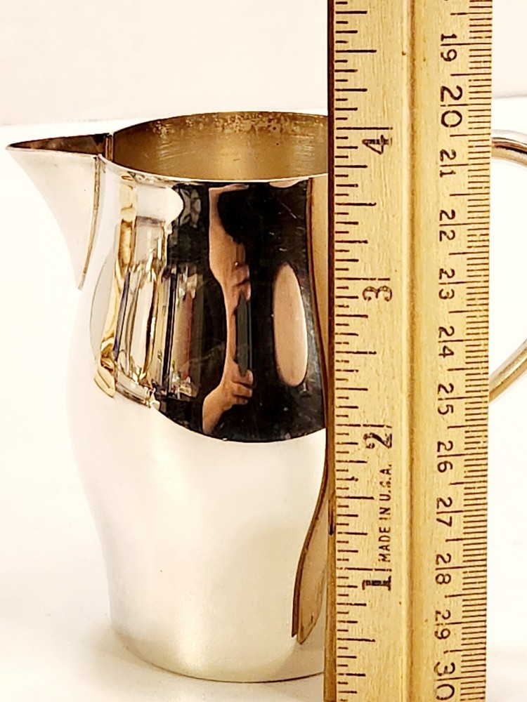 VTG William A. Rogers Silverplated Silver Plated Handled Creamer Pitcher 3.75"
