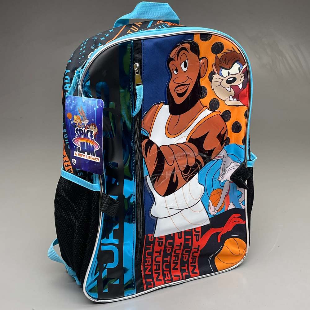 ACCESSORY INNOVATIONS Space Jam (LeBron James) Backpack & Lunch Bag Blue