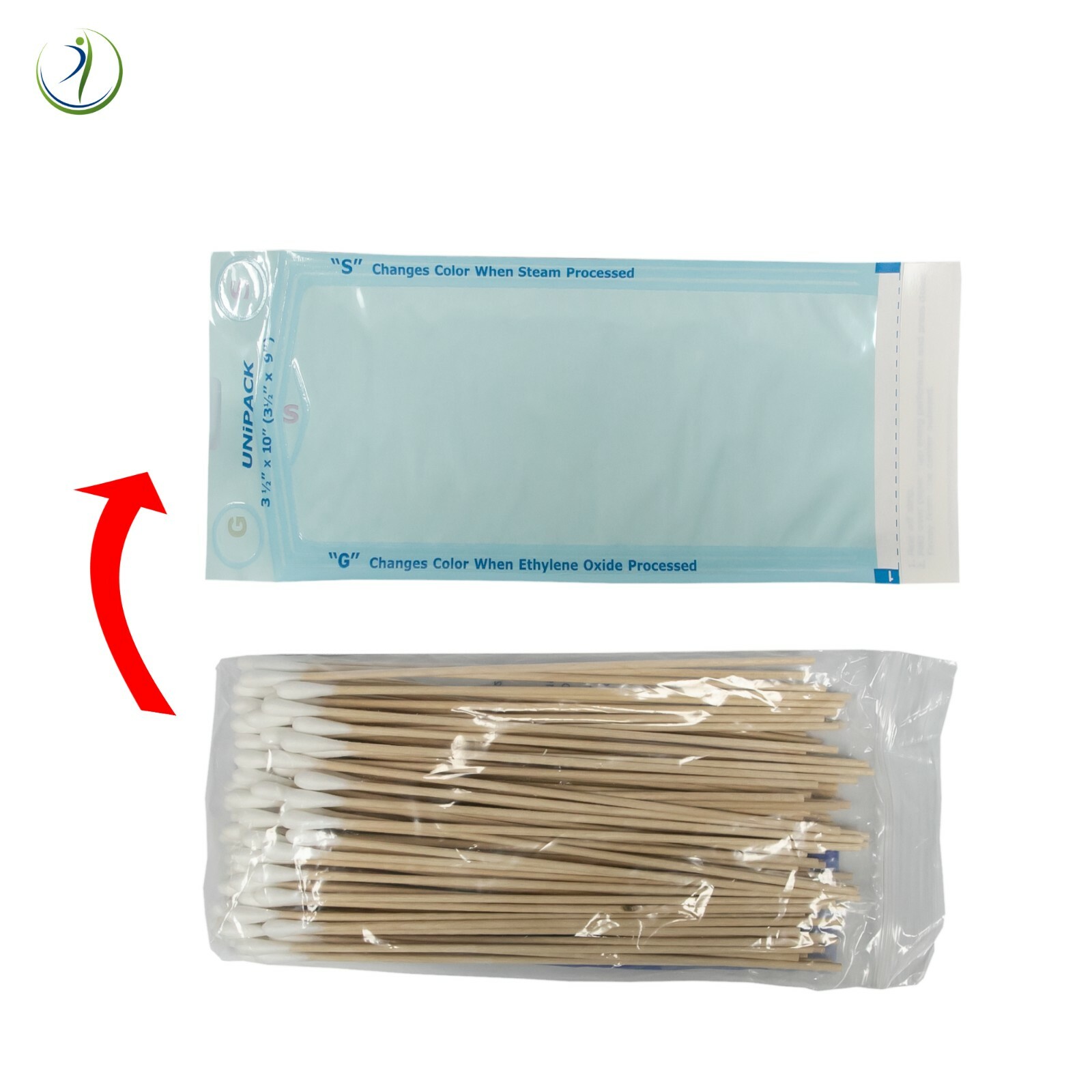 100-800 Cotton Swab Q-Tip Cleaning Applicator Tips 6" Long Autoclavable Medical