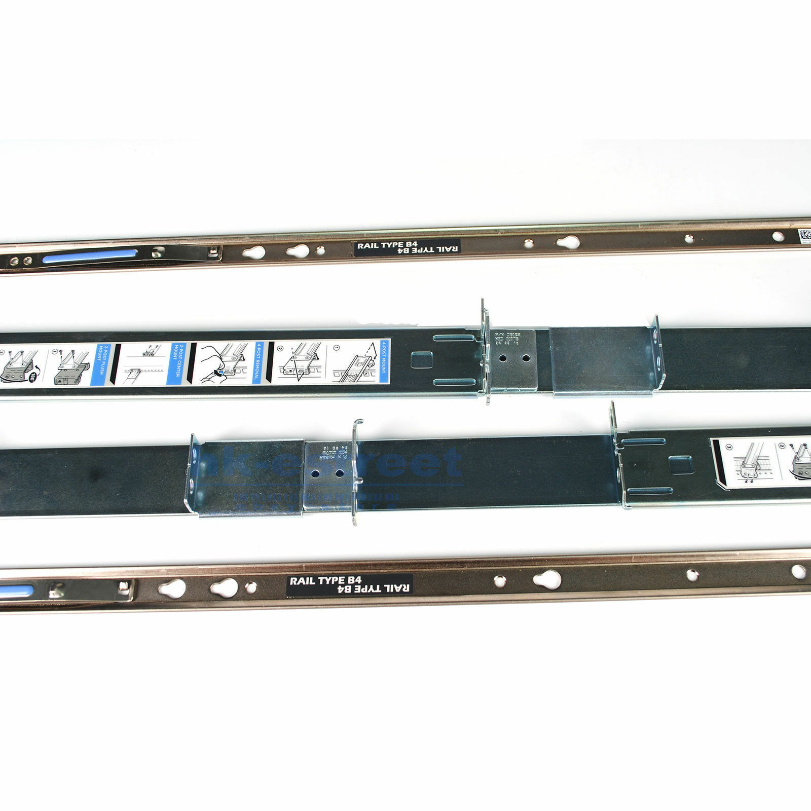 Dell R510 R520 R530 R720 R730 R820 2/4 Post Rack 2U Static Rails H872R