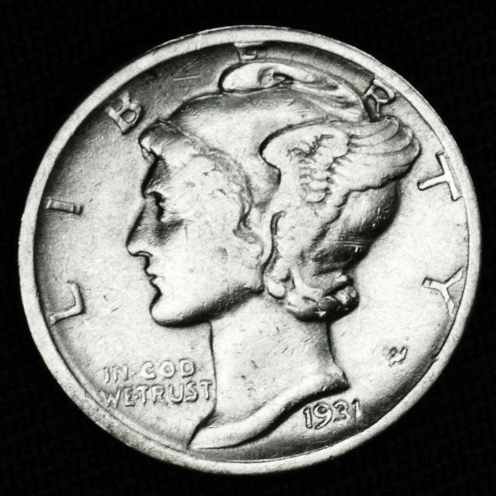 1931-d Mercury Dime.     High Grade (Inventory A)