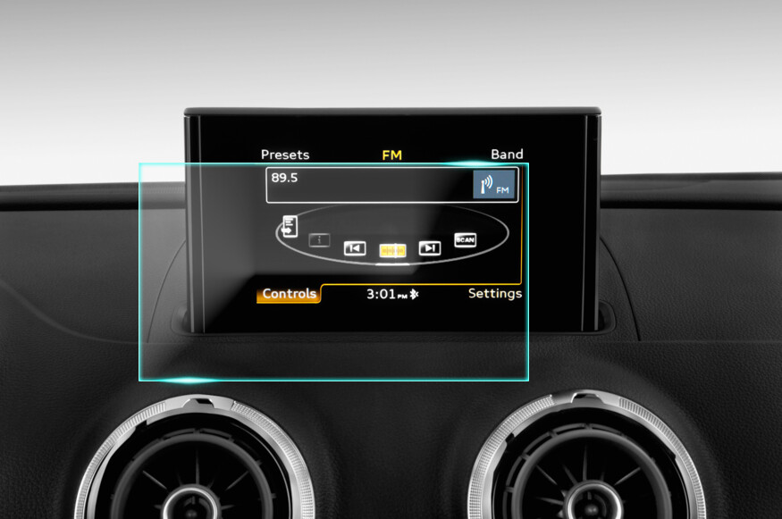 Crystal Clear Screen Protector for 2016 Audi A3 Vehicle Navigation