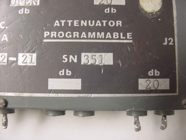 DAICO INDUSTRIES Programmable Attenuator, 100C0469-5-6-12-21, SMC