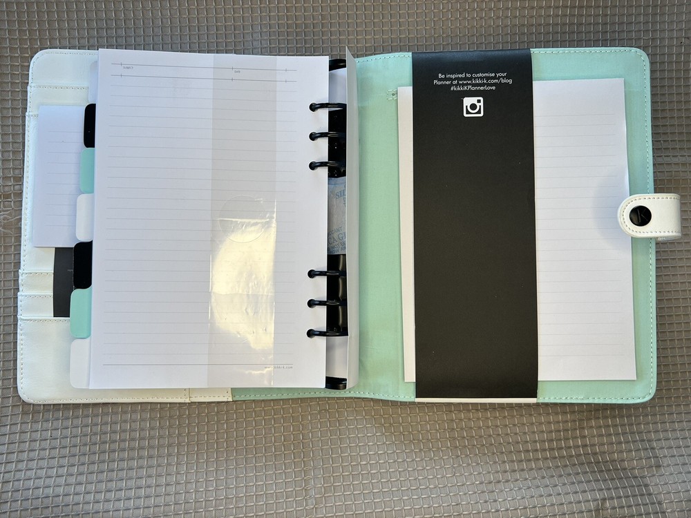 Kikki K Leather Personal Planner - BNIB (A5)