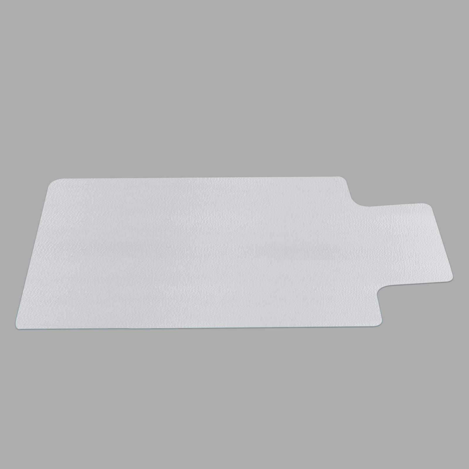 Office Desk Chair Mat for Hard Wood Floors 48" x 36" Clear PVC Floor Mat w/ Lip