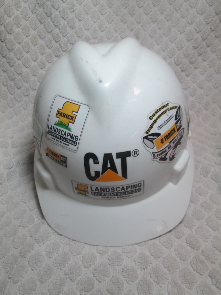 V-Gard CAT Caterpillar Logo Fabick 2012 Hard Hat Cap Size Medium nr