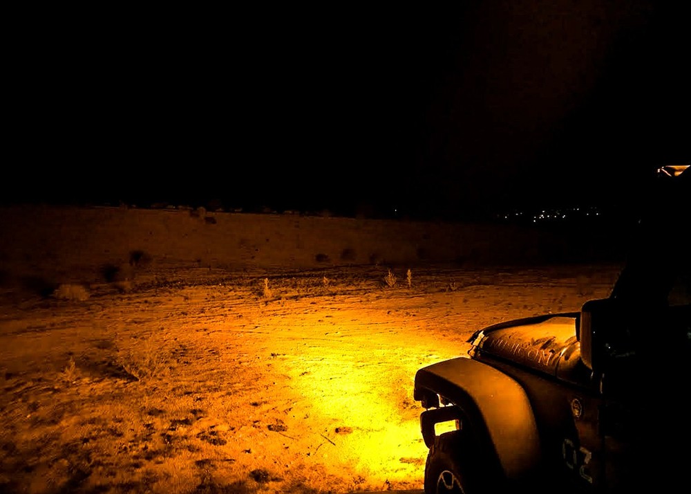 White/Amber Multi Function LED Pod - (PAIR) - SHIPS FROM USA!!