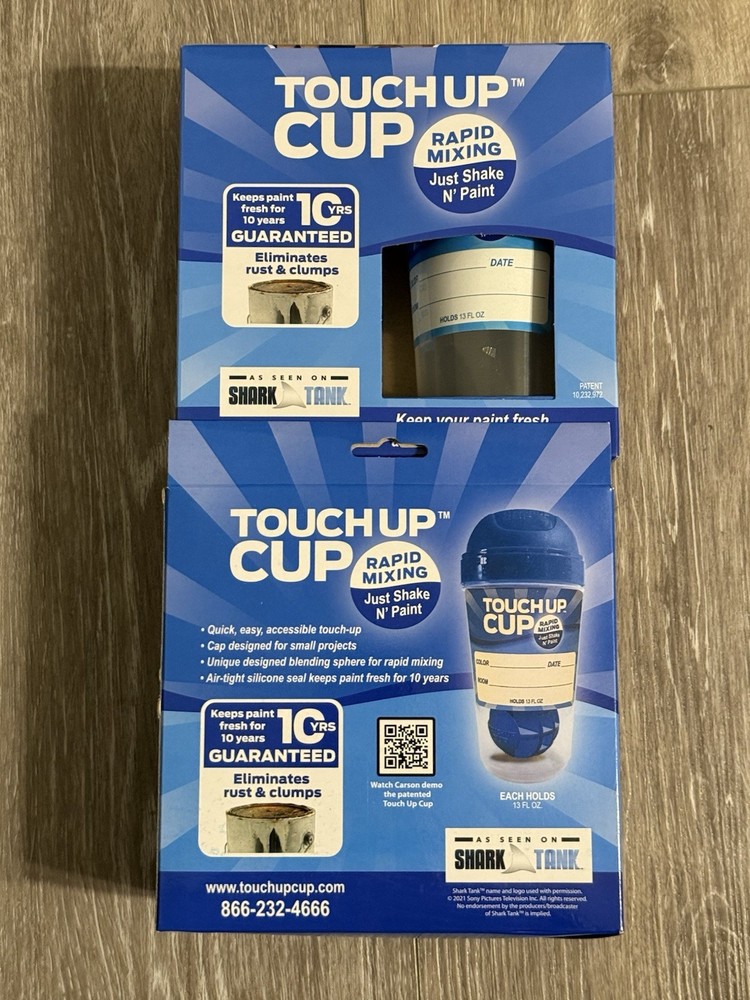 4 Pack Touch Up CUP Rapid Mixing Just Shake N' Paint Storage Container