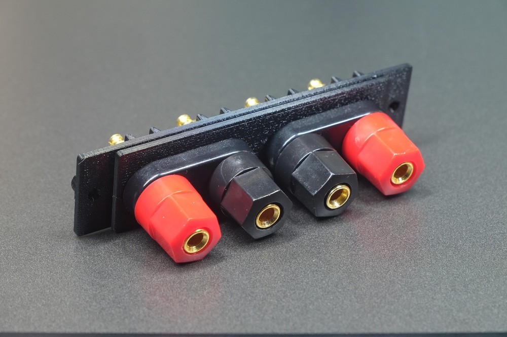 Luxman RX-103 speaker terminal upgrade kit