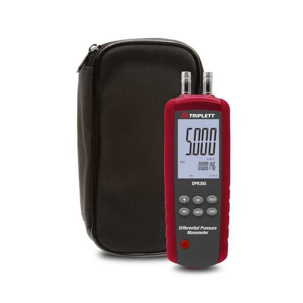 TRIPLETT DPR305 Differential Pressure Manometer 5 psi