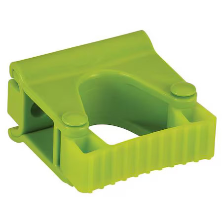 Vikan 101377 Tool Wall Bracket, 3 1/4 In L, Lime