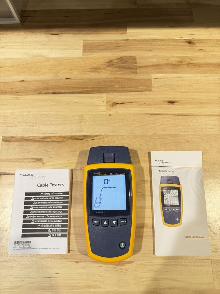 FLUKE NETWORKS MS2-100 MICROSCANNER 2 CABLE VERIFIER (NEW) SHIPS FAST