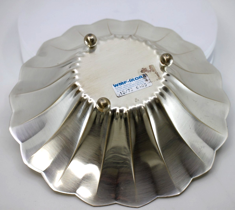 WMF IKORA Silverplate Footed Bowl Germany 9.25"in diameter