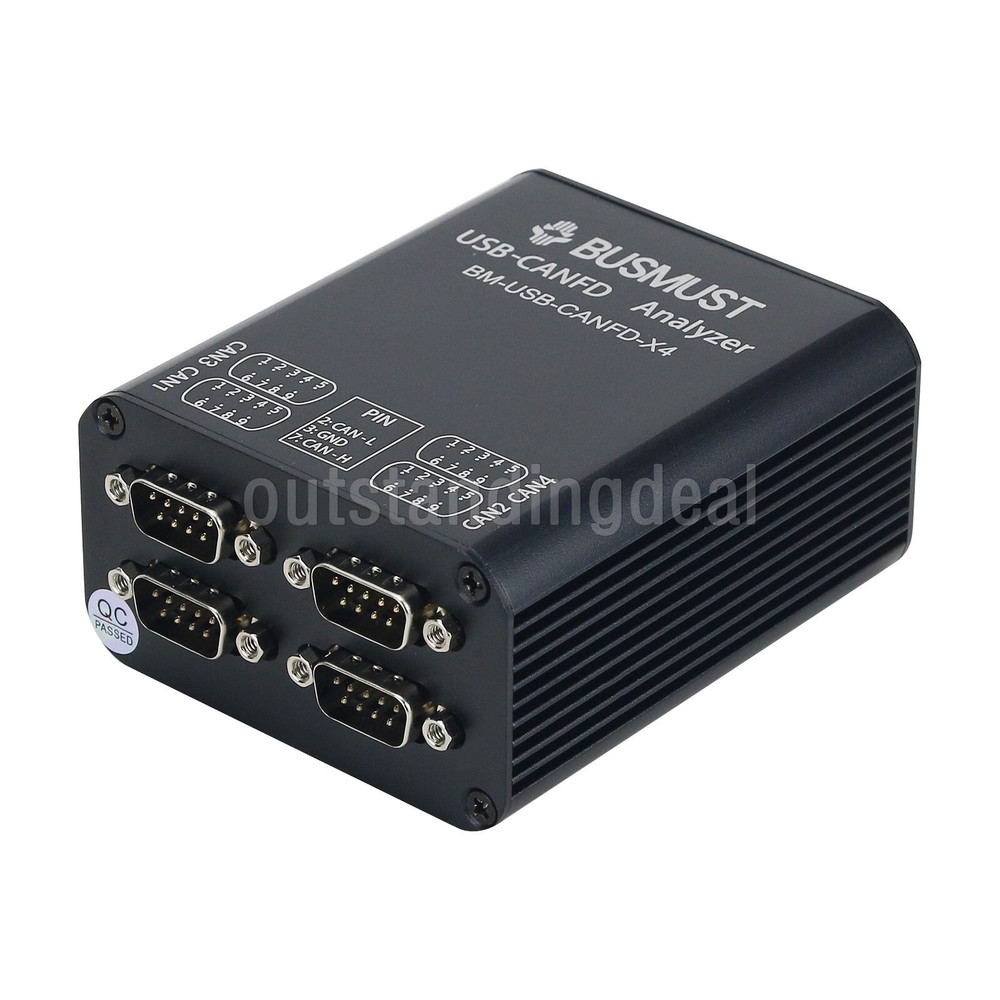 4 Channel CANFD Analyzer USB to CANFD Busmaster Upper Computer os67