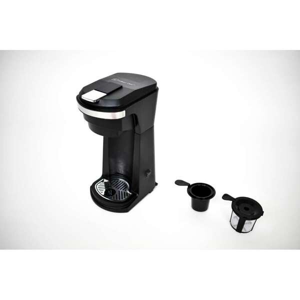 Culinary Chef, 2 In 1 Coffee Maker K Cup/Ground Coffee Compatible, Black