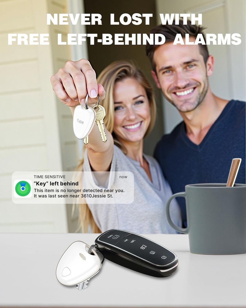 Air Tags 2 Pack Bluetooth Luggage Tracker Tags Compatible with Apple Find My ...