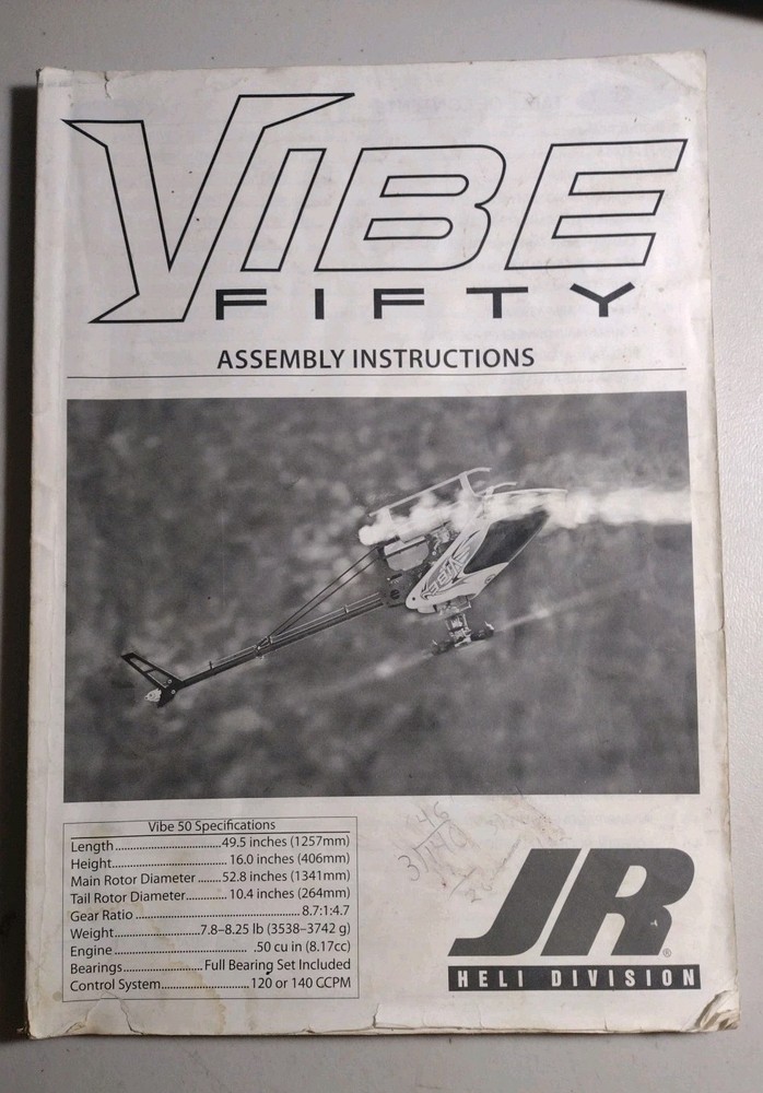JR Vibe 50 Assembly Manual