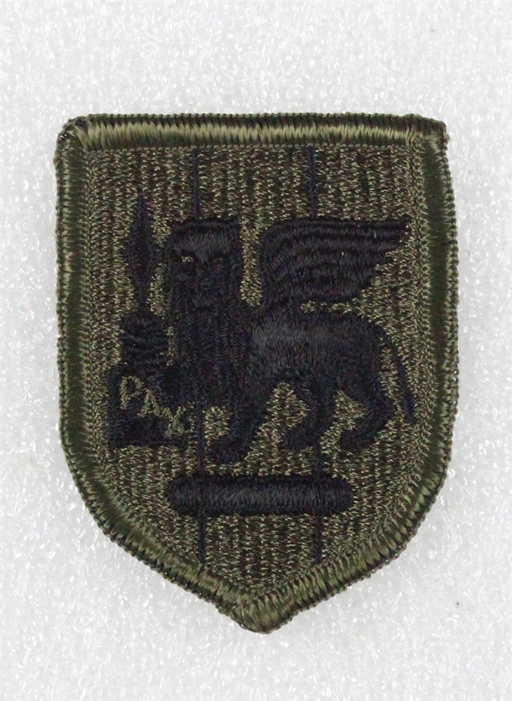 Army Patch: Southern European Task Force - subdued, merrowed edge