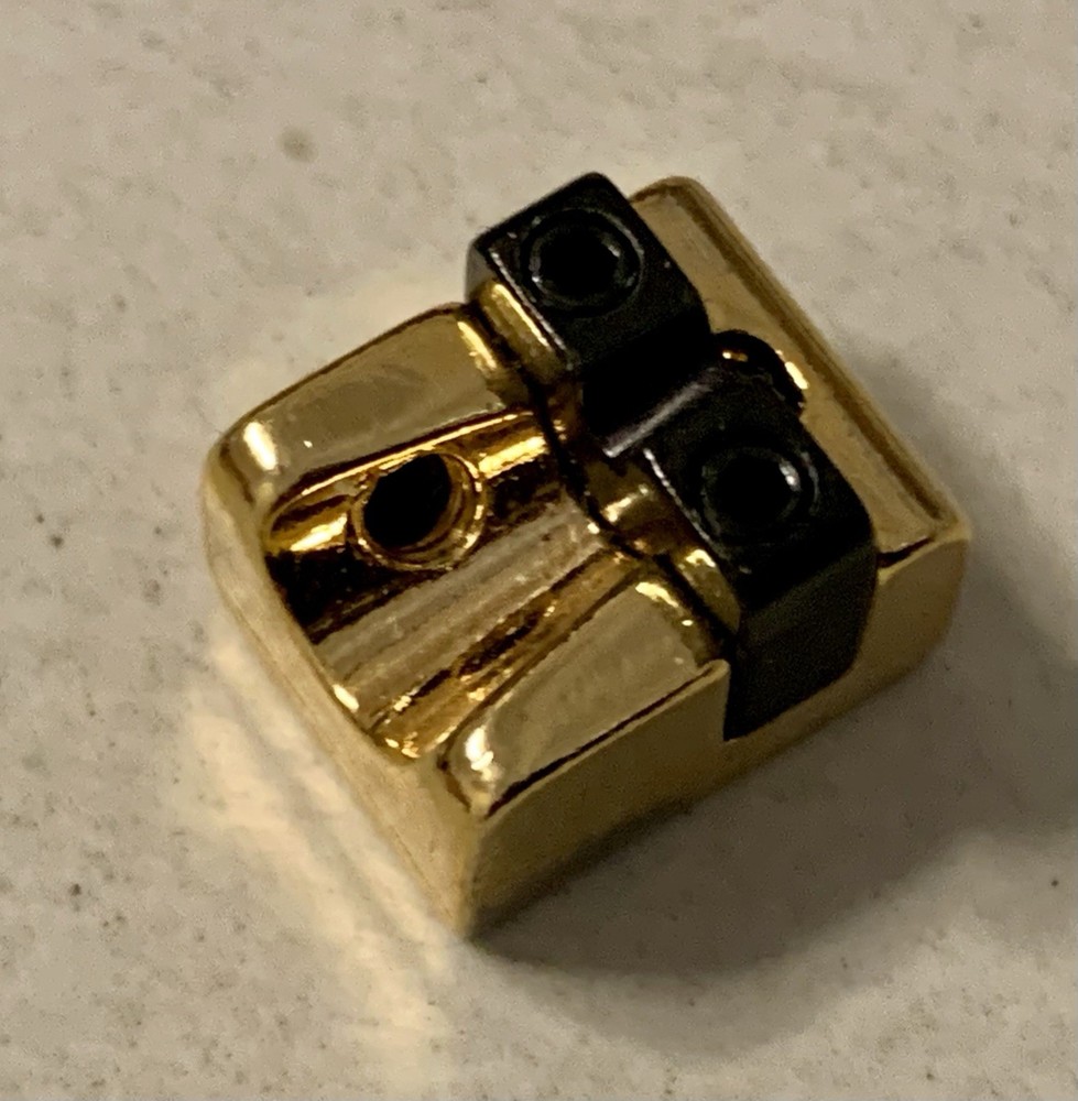 Schecter Bass Guitar Modern Quick Release Bridge Original Gold String Saddle