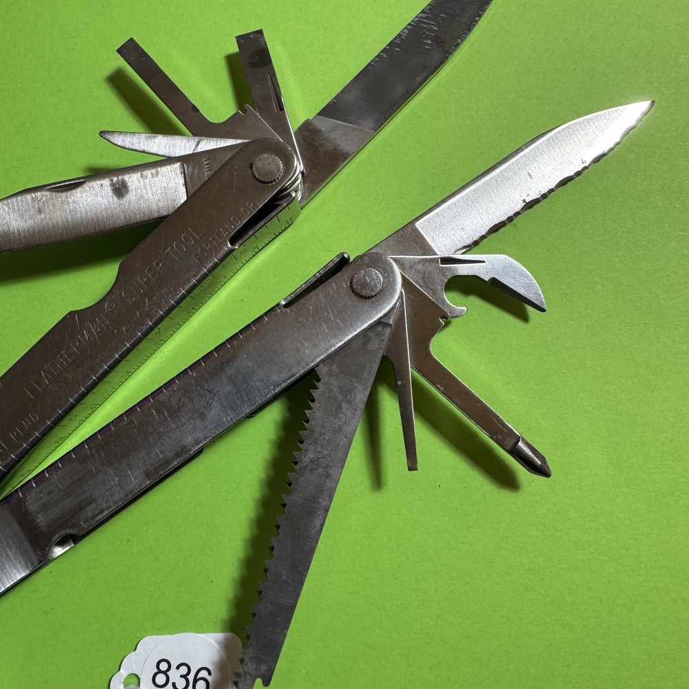 Leatherman Super Tool Plier Multi Tool Pocket Knife Stainless EDC #852