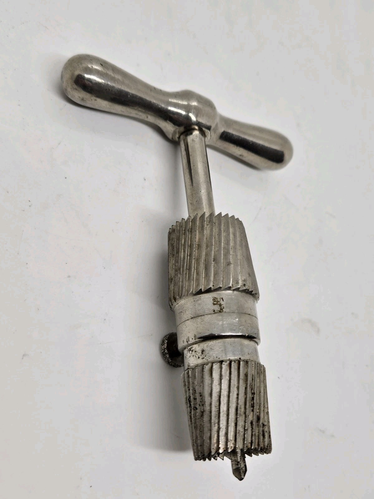 Antique 1800's Graduated Trephine Craneal Skull Bone Saw Trepanning 2 Sided Saw