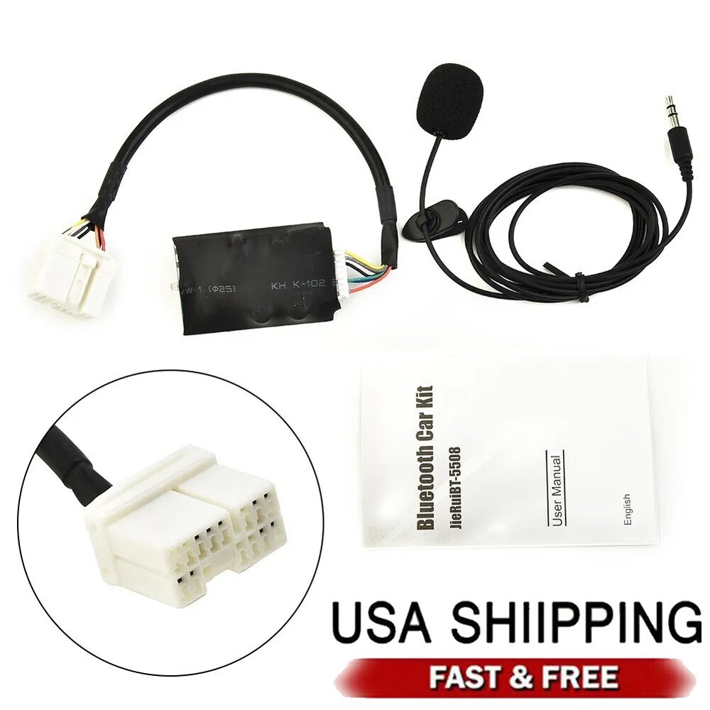 For Honda Accord Civic Crv Fit Bluetooth Interface Adapter Music Aux mp3 module