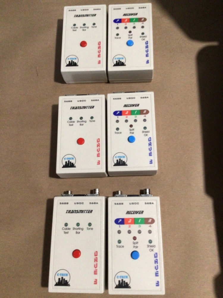 C-Tech Training Tester Case system kit home audio ?? copper cable ??