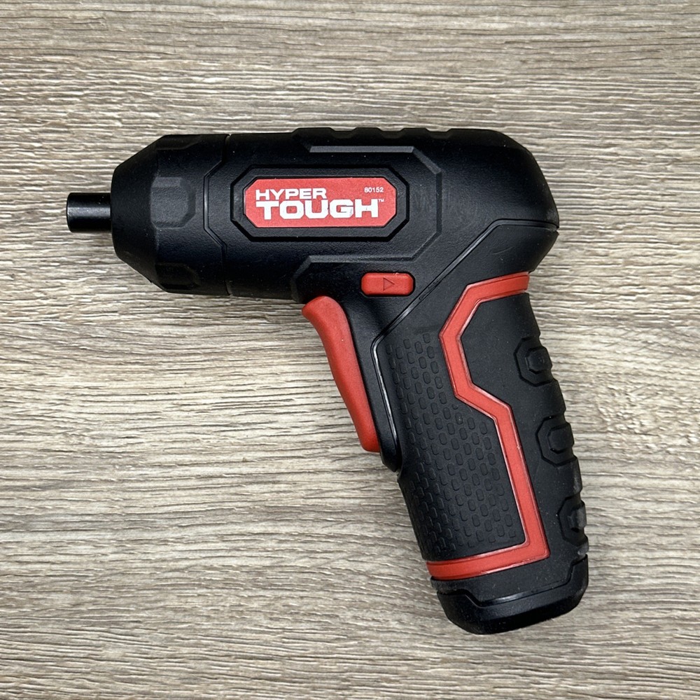 Hyper Tough 4-Volt Max Lithium-Ion Angle Grip Screwdriver, 80152
