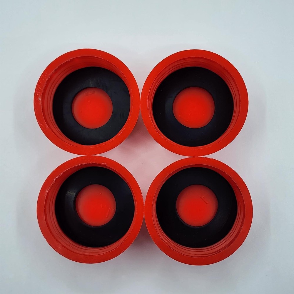 4 Pieces Replacement Gas Can Solid Base Caps Accs Durable Practical with Gaskets