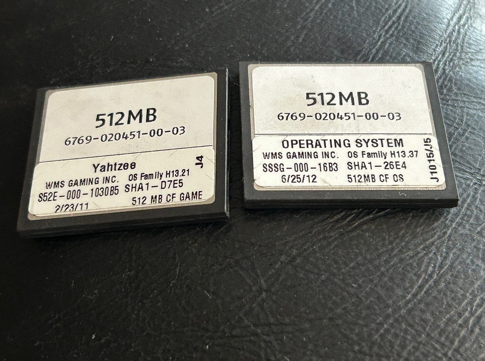 YAHTZEE WMS BB2 SOFTWARE S52E