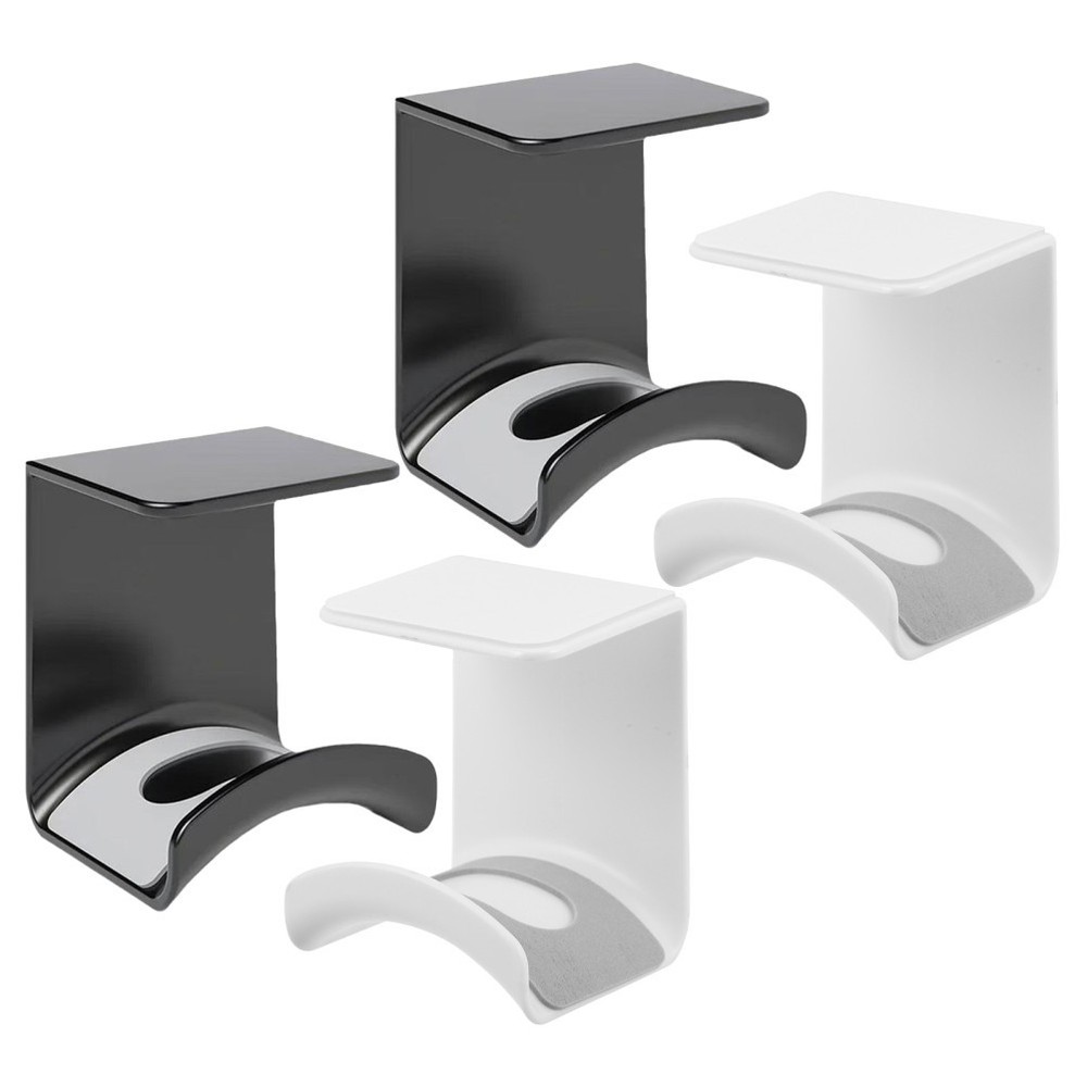 4 Pcs Under Desk Headphone Stand Backpack Holder Classroom Accessories Table