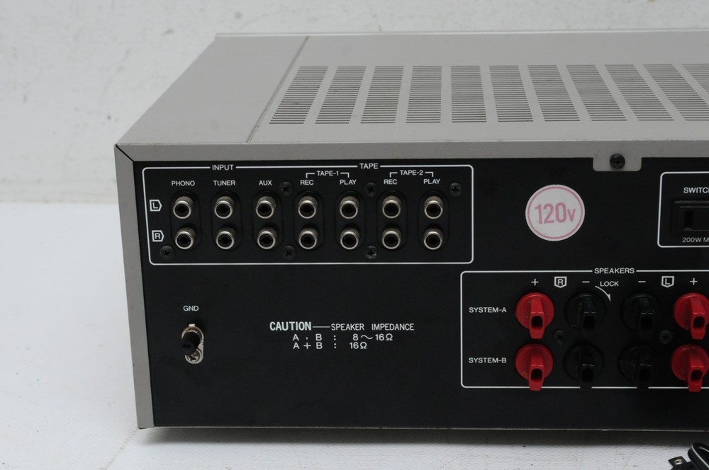 Sansui AU-D5 Integrated Amplifier Silver
