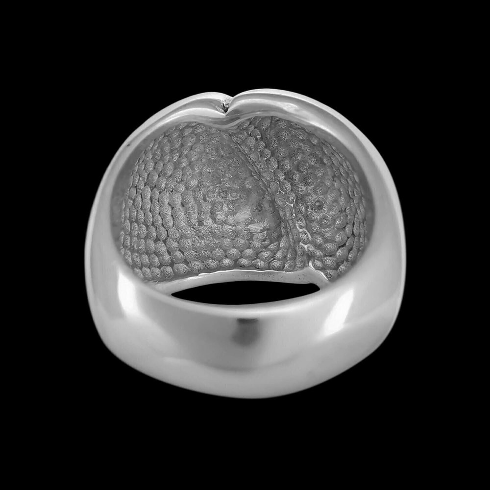 Sterling Silver High Polish Split Dome Ring
