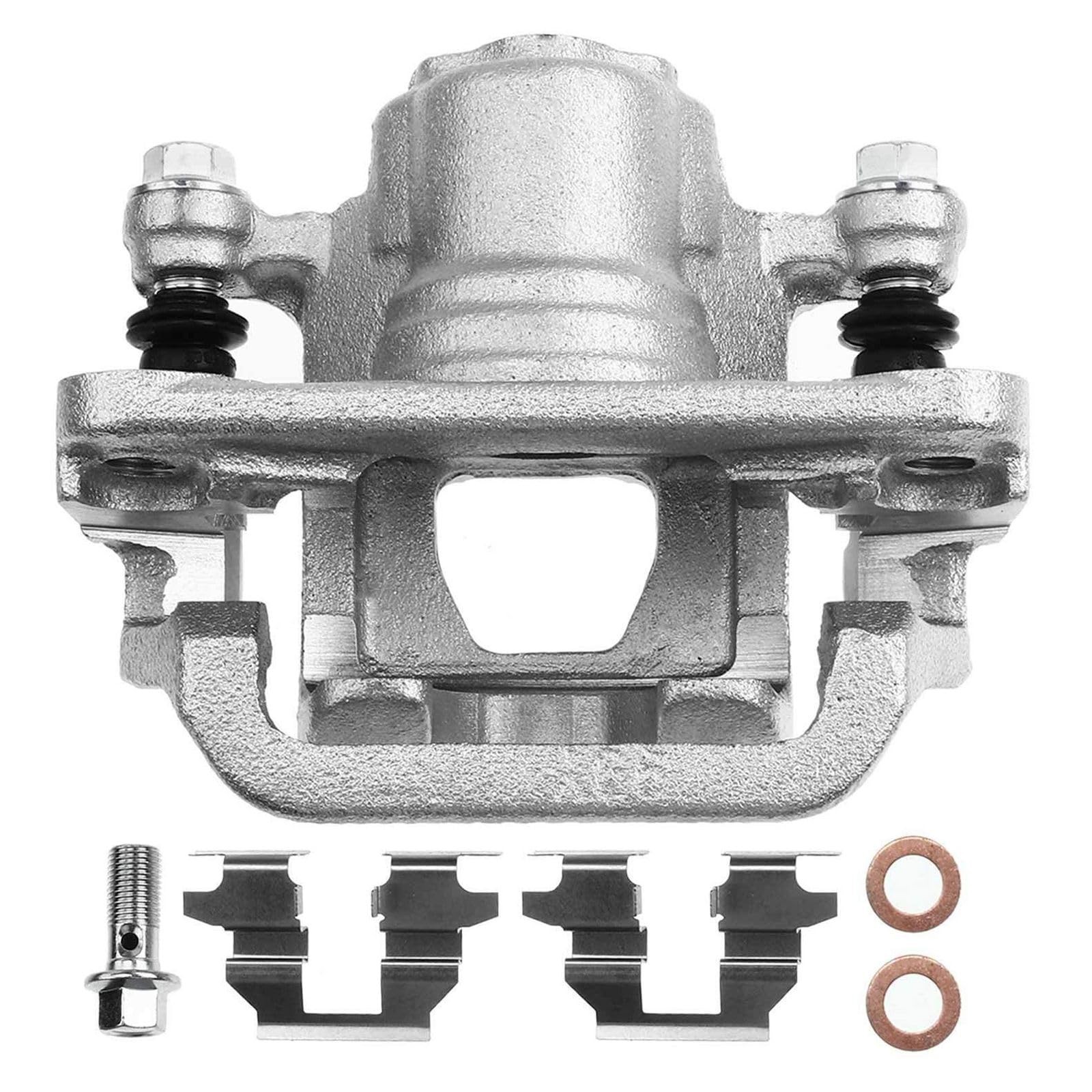 1pc Disc Brake Caliper Assembly Rear Right Passenger Side Steel Metallic