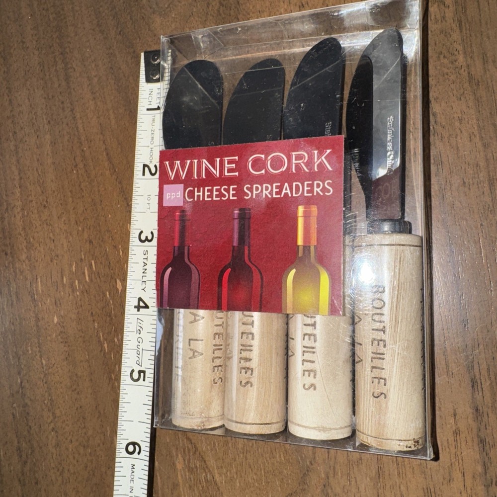 Wine, Cork Cheese Spreaders