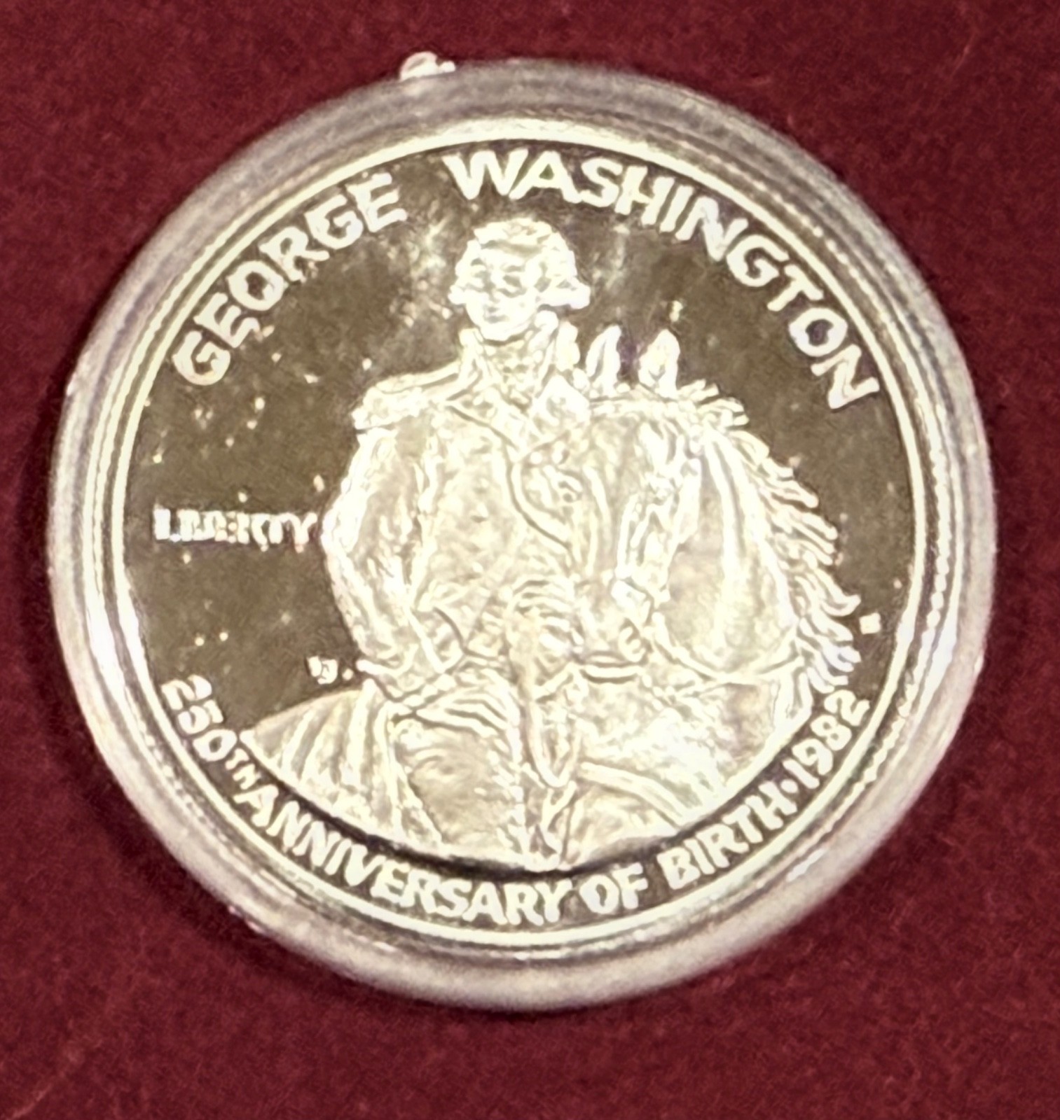 1982 George Washington 250th Anniversary Of Birth Silver Proof Half Dollar