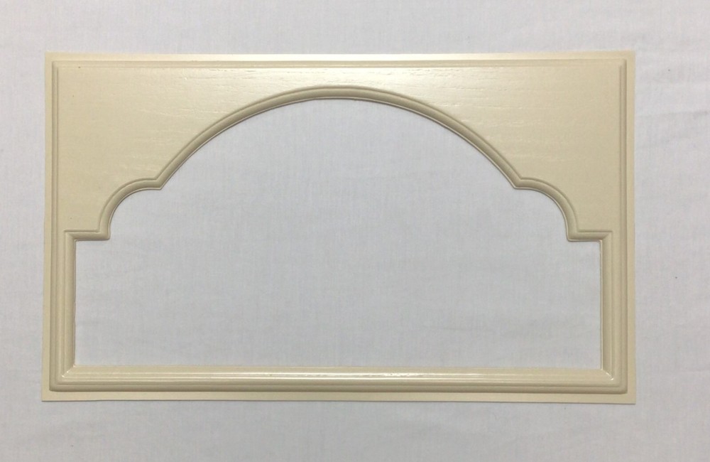 4 Amarr Cathedral Replacement Insert for Short Panel Amarr Garage Door Almond