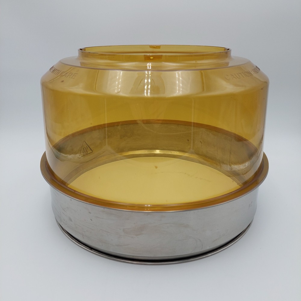 NuWave Pro Plus Amber Dome Lid with Metal 3" Extender Ring Replacement Part