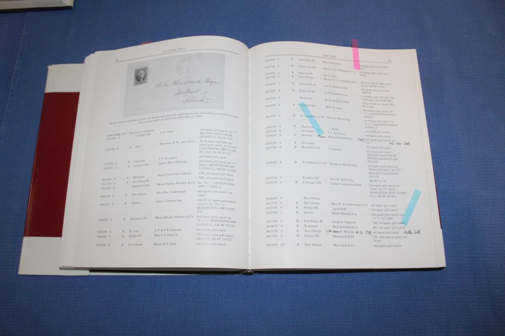 Untied States 1847 Issue Cover Census Alexander SIGNED WORKING BlueLakeStamps