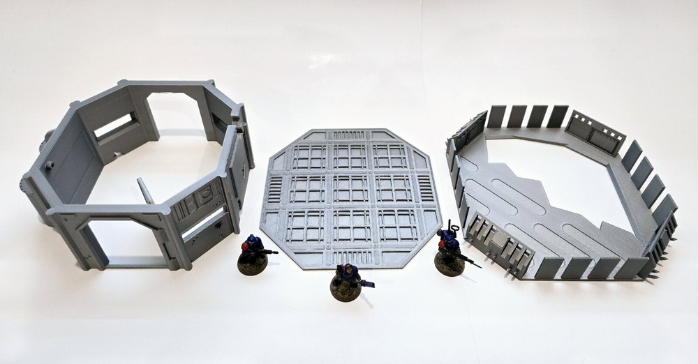 3d Printed Terrain. Forward Command Outpost Great For Warhammer 40K Or Kill Team