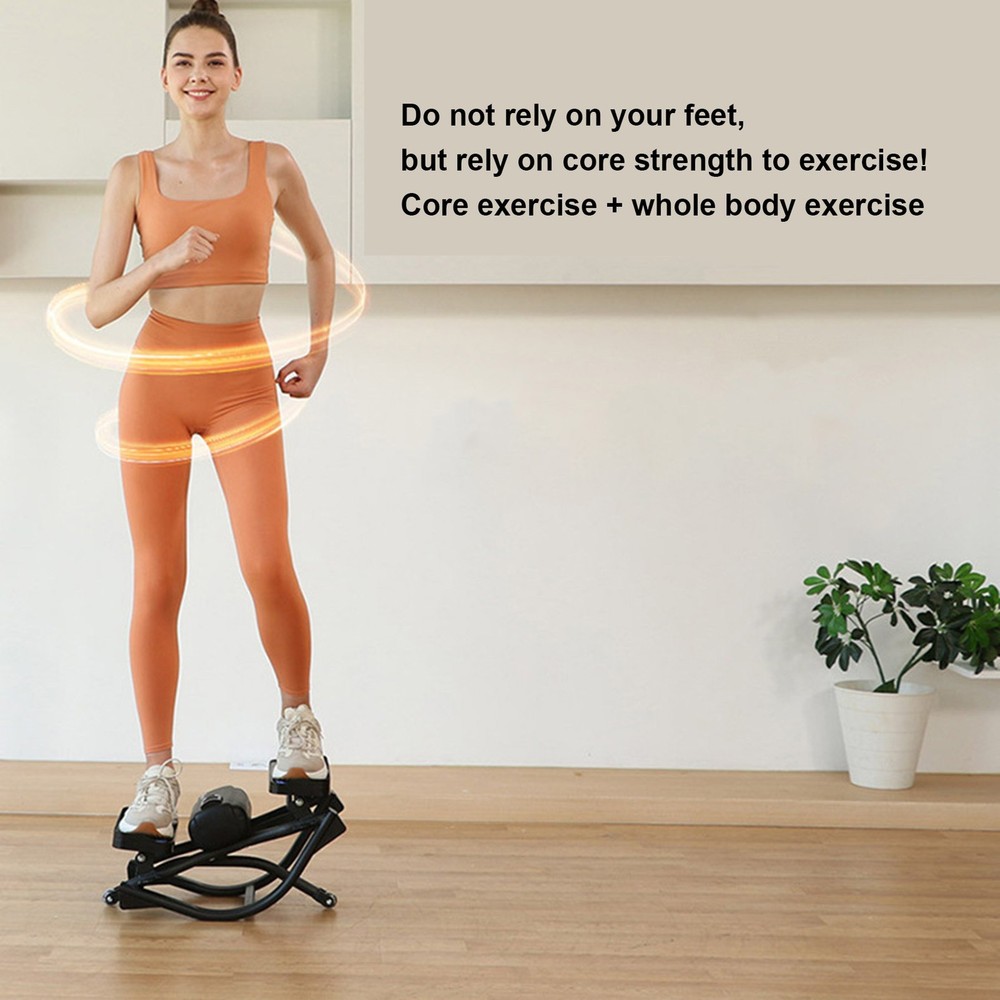 Lateral Side Stepper Machine with Resistance Bands Step Machine for Home Gym