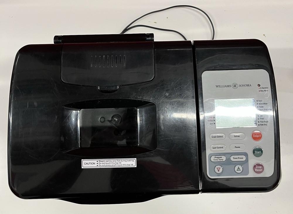 Williams Sonoma Grande Cuisine 2lb Automatic Bread & Dough Maker Machine WS0401