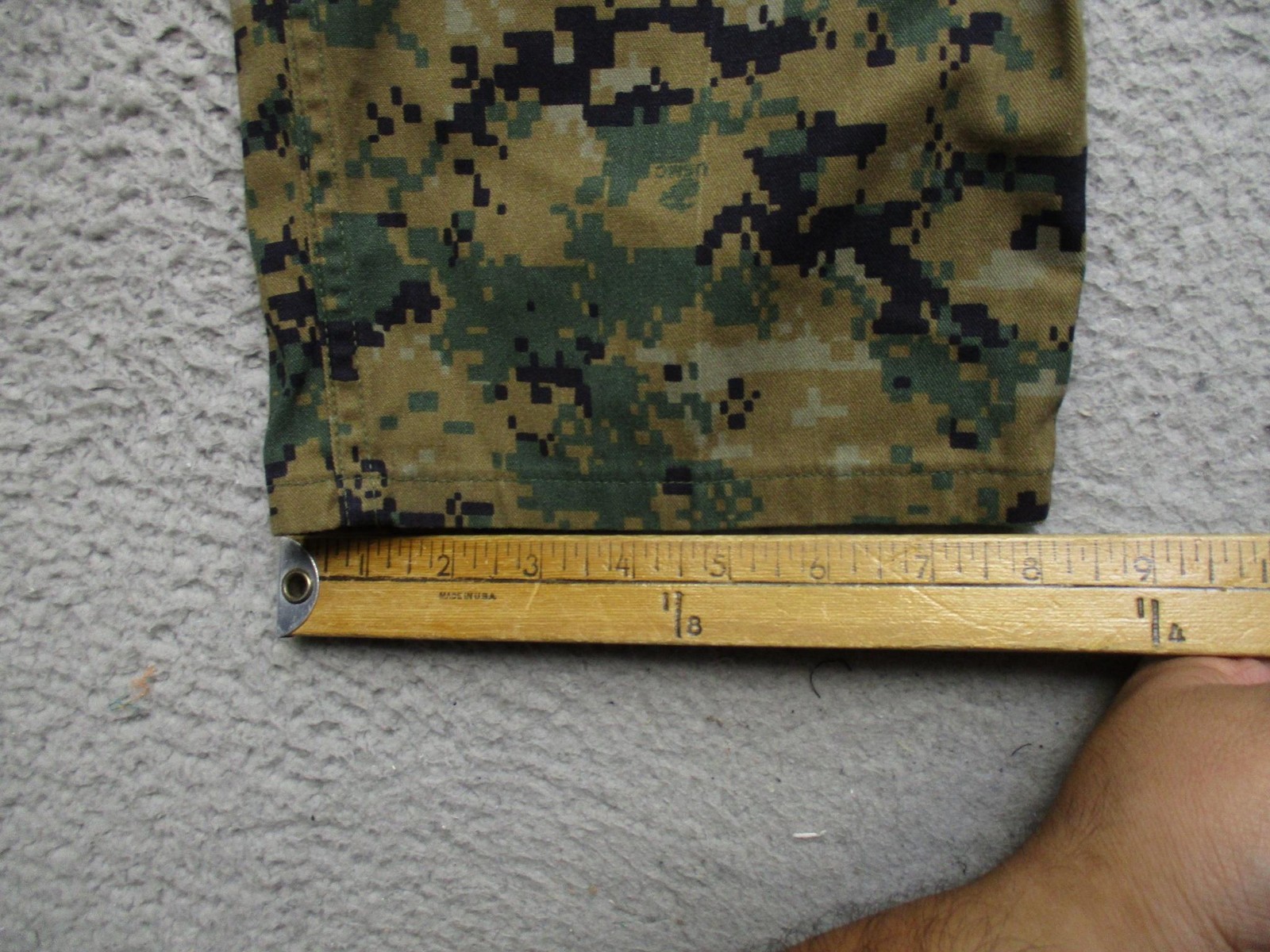 US Marines Shirt Pants MCCUU Mens XS MARPAT Camo American Apparel