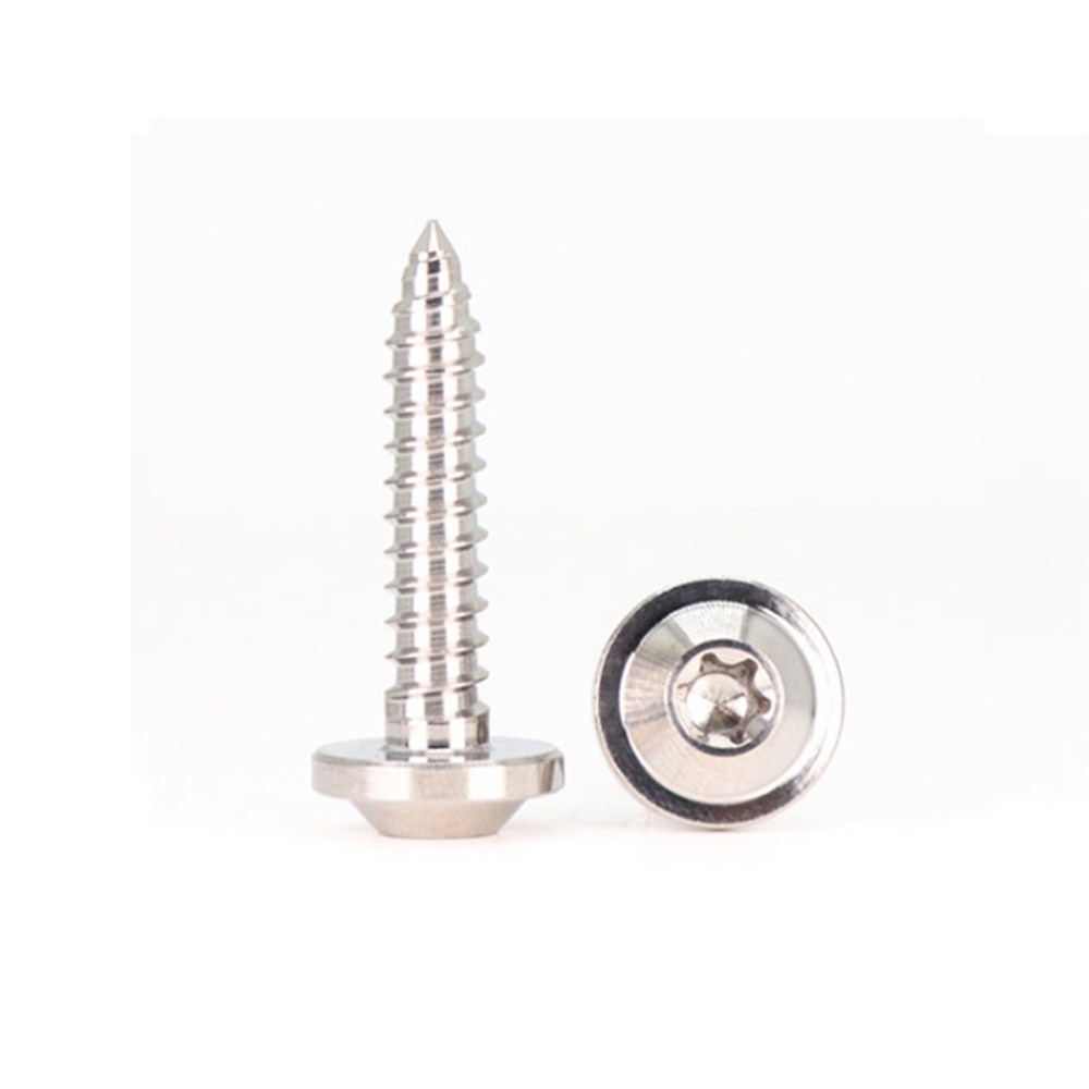 TC4 Titanium Self-Tapping Screws M4 M5 Torx Bolts Motorcycle Fairing Anodized